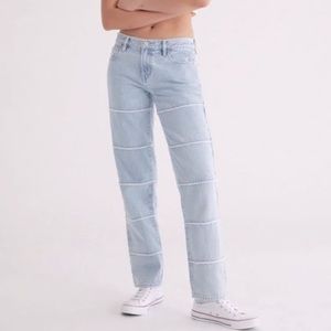 PacSun Low Rise Faded Blue Jeans